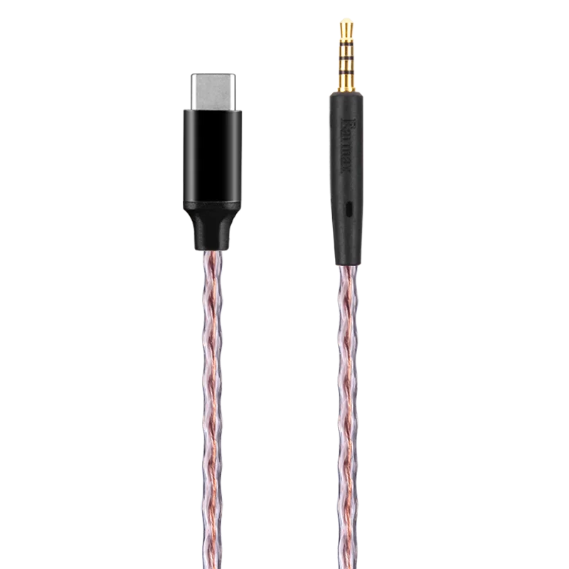 Cabo de Áudio 6n Usbc Tipoc para Bose Qc25 Qc35 Qc35 ii 700 Qc45 Oe2 Ae2 Aeii Auscultadores