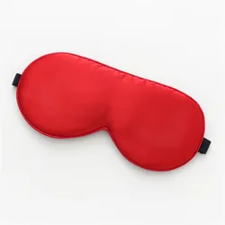 Luxurious Silk Sleep Mask - Ultimate Comfort & Light Blocking for Restful Sleep (Red)