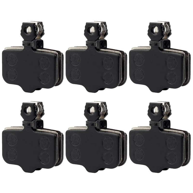 

6 Pairs Resin Bicycle Bike Disc Brake Pads for Elixir AVID E1/3/5/7/9 ER/CR SRAM Cycling Bicycle Braking Pads Bike Accessoies