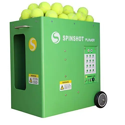 BEST Spinshot Player Plus II 2 Two Tennis Ball Machine with Phone Remote Supported 1500