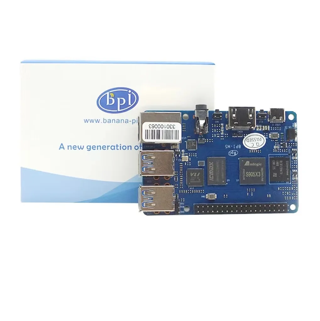 Amlogic S905X3  ھ Amlogic S905X3 4GB LPDDR4 RAM 16GB eMMC ÷  Linux Debian BPI-M5