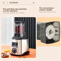 Blender 3 en 1 en acier inoxydable, grande capacité, coupe les légumes, broie la glace, broyeur à salade, hachoir à viande, extracteur de jus 6