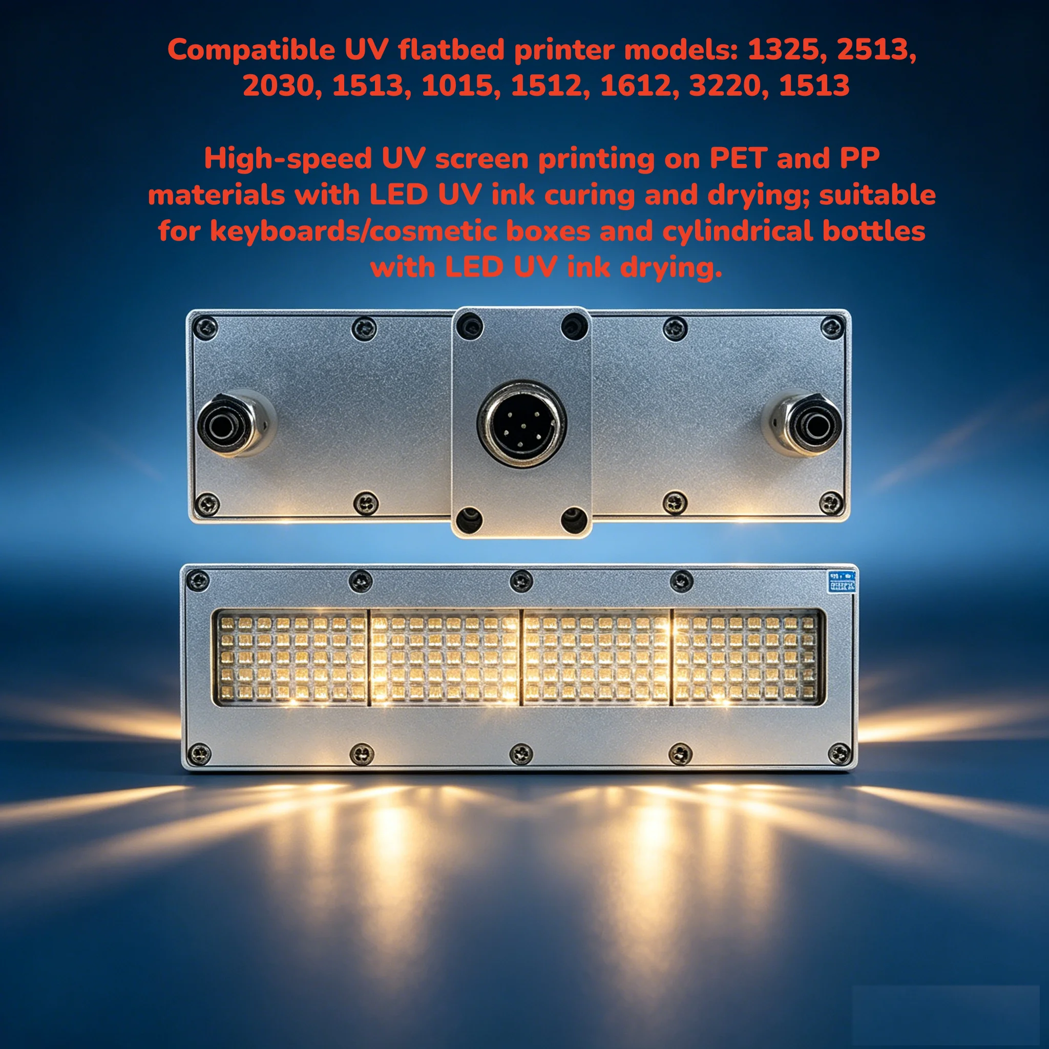 400W 수냉식 395nm UV LED 경화 램프 (도시바 CEN4, 리코 G5 G6,..
