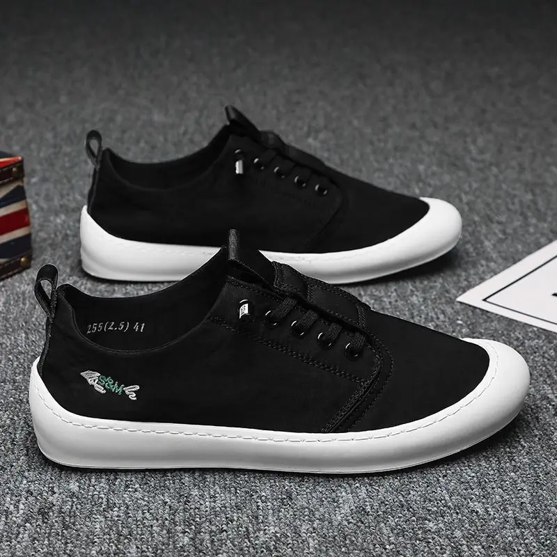 2022 Ice Silk Upper Canvas Shoes Men's 