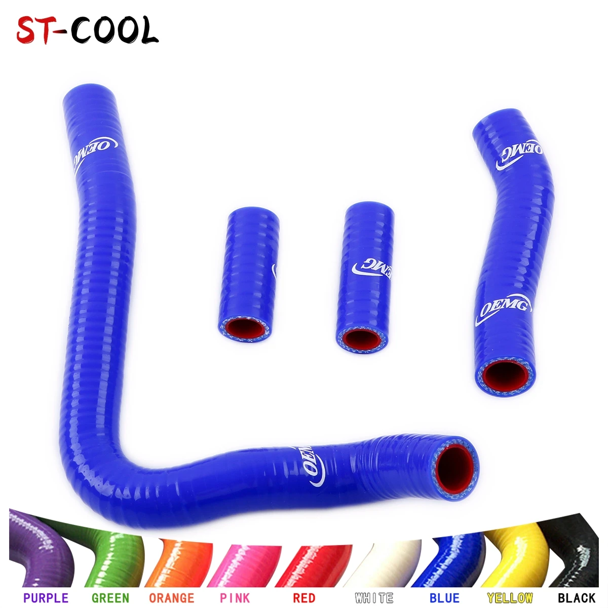 

For Honda CR250R CR 250 1995 1992 1993 1994 1996 High Performance Motorcycle Radiator Silicone Hose Pipes Kit 4Pcs 10 Colors
