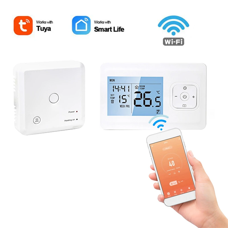 WiFi Smart Thermostat mit Empfänger drahtlos programmier bare