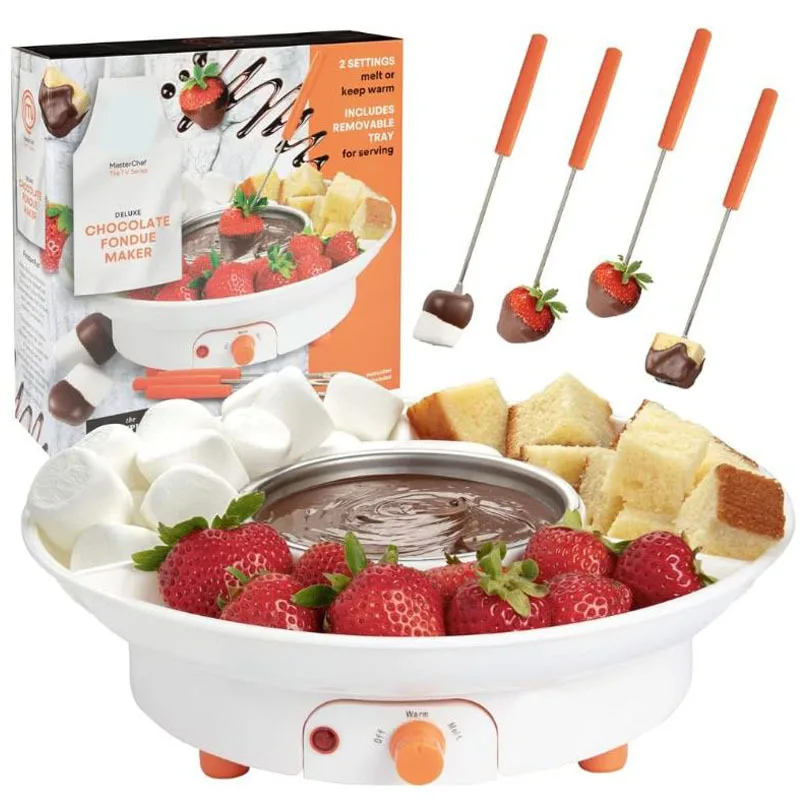 Chocolate Hot Pot Fountain Machine Baking DIY Melting pot Automatic Heating Constant Temperature