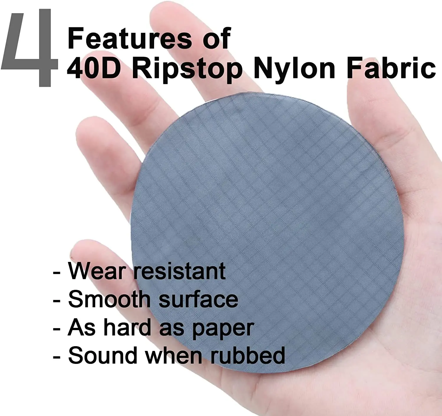 10 Meters Ripstop Nylon Kite Fabric Water Repellent Outdoor Fabric PU Coated Bag Banner Making Cloth Tent Tarp Cover Stuff Sack 4