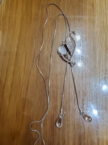 Blue Rose Long Adjustable Necklace photo review