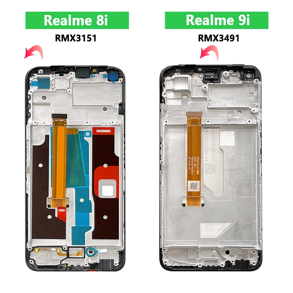 Écran LCD pour OPPO Realme 8i RMX3151 écran LCD écran tactile