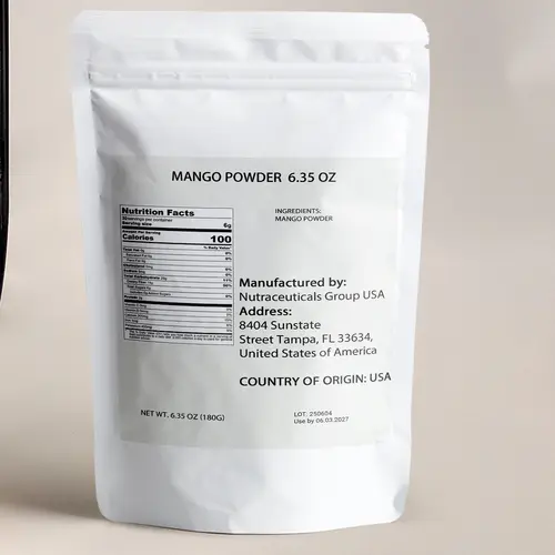 6.35oz Mango Powder, Freeze Dried Fruit Powder, Pure, Additive-Free, Smooth Mixing, From Mangoes - Image 2