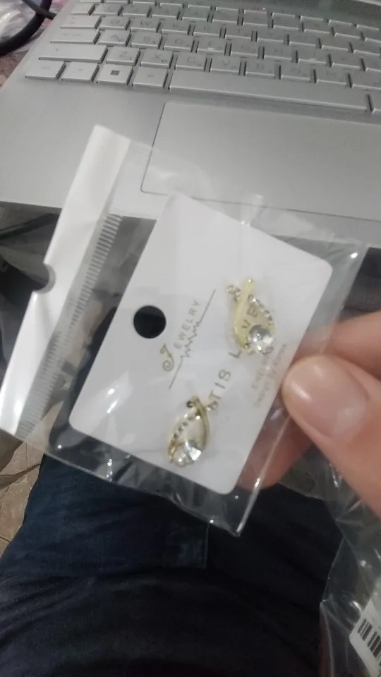 Korean Style Fashion Cross Stud Earrings photo review