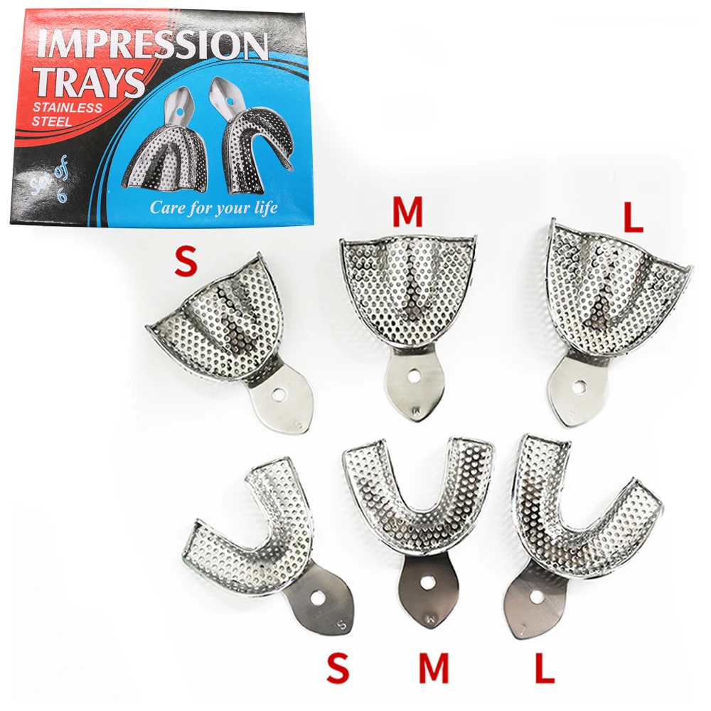 

Upper and Lower Stainless Steel Autoclavable Teeth Holder Tray
