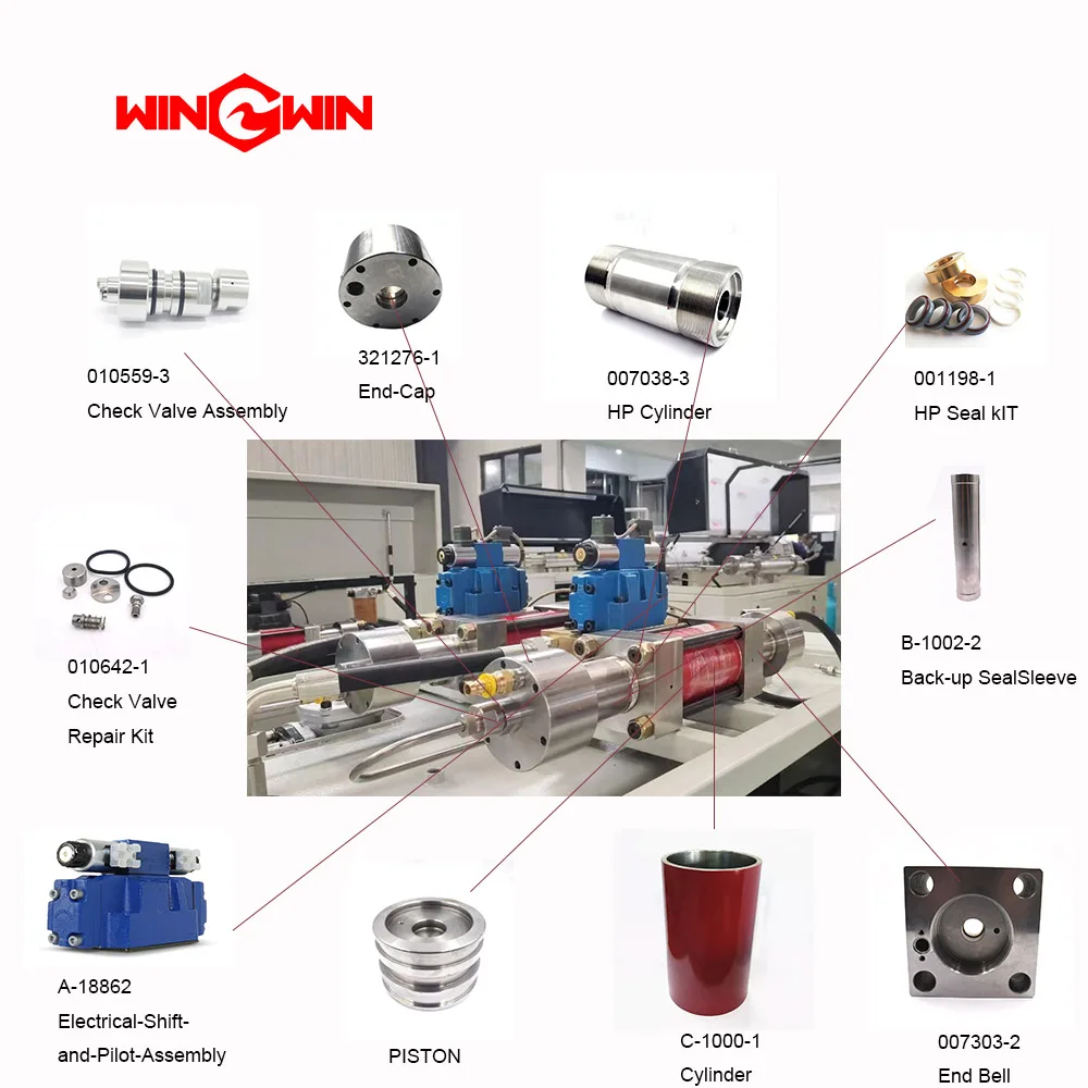 

Waterjet Cutter Machine High Pressure Waterjet Intensifier Pump Parts 321276-1 Waterjet End Cap For Sale