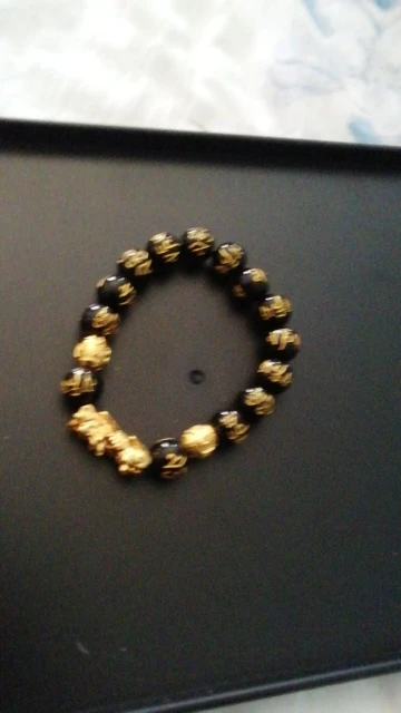 Blue Tiger Eye Pixiu Bracelet for Wealth & Confidence photo review
