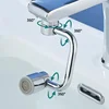1pc 1080° Swivel Faucet Extender Universal Splashproof Dual Spray Modes Rust-proof Bathroom Sink Accessories with Adapter 4