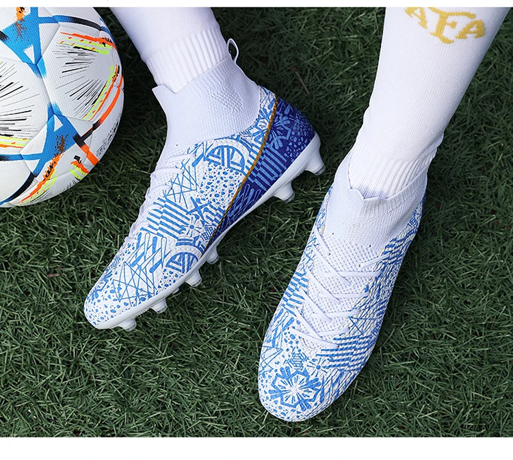 Men FG/TF Football Boots Futsal Professional Unisex Soccer Shoes High Quality Grass Training Sport Non Slip Outdoor Male_voghion.com
