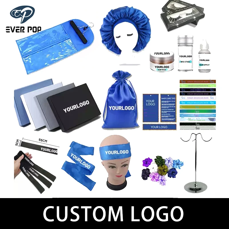 Custom Logo Luxury private label human hair wig box bundle hair extension  packaging For Gift,hair accessories gift box - AliExpress