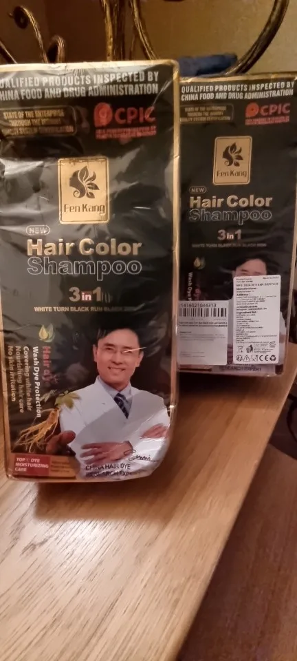 Hailicare® 500ml Permanent Hair Color Shampoo Exclusive Organic Hair Dye photo review