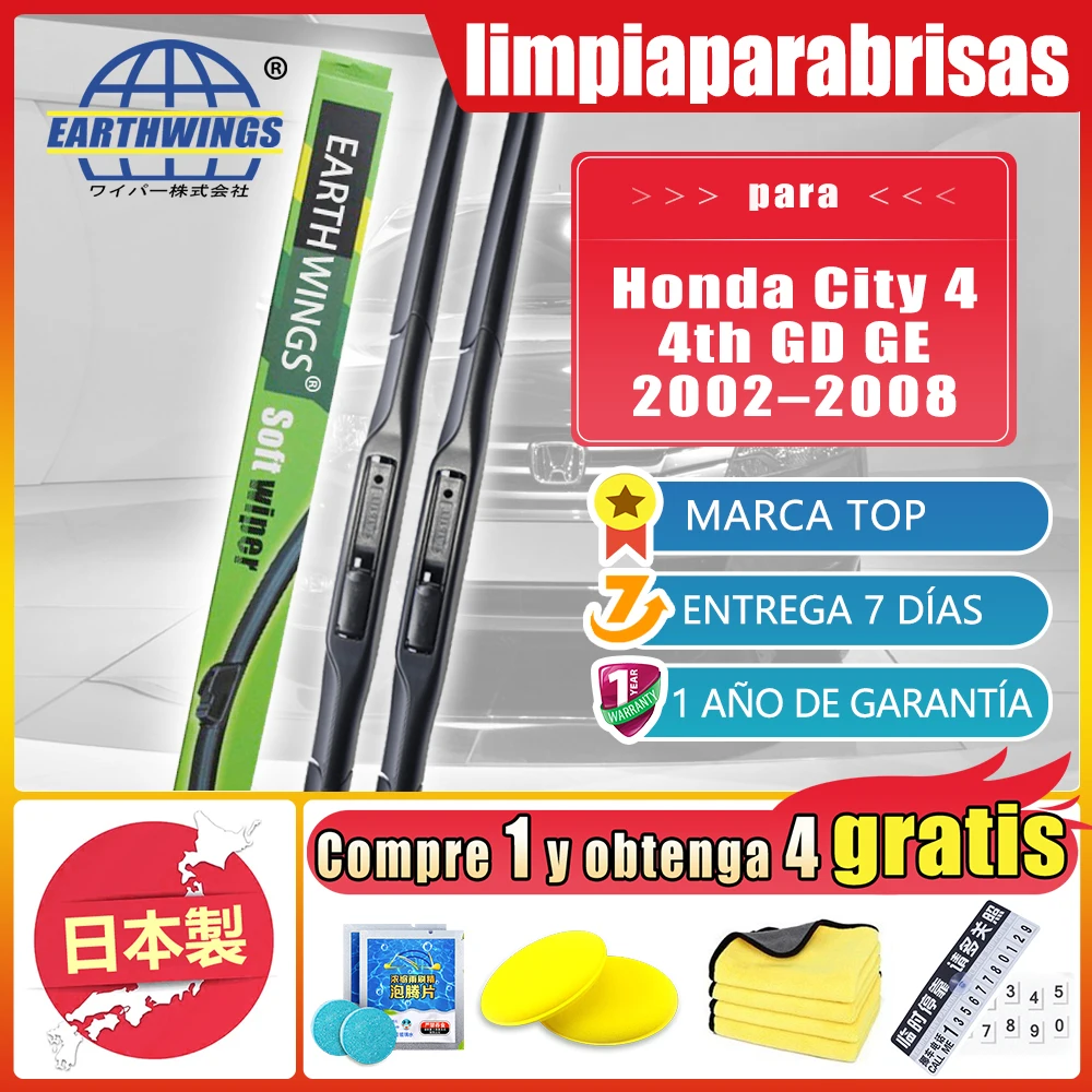 Limpiaparabrisas Coche Compatible Con HONDA JAZZ Desde 11/2008 En