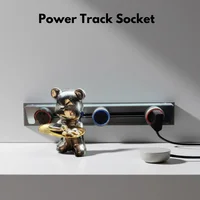 Power Rail เลื่อนรางซ็อกเก็ตพื้นผิว Multiplug EXTENSION Outlet EU US รอบปลั๊กอะแดปเตอร์อุปกรณ์ครัวสํานักงาน 1