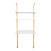 3-tier Wall Mounted Desk, Wall Mount Computer Writing Table, Wall Organizer  Iron, Eco-board for Homes, Student Dormitories 1