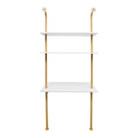 3-tier Wall Mounted Desk, Wall Mount Computer Writing Table, Wall Organizer  Iron, Eco-board for Homes, Student Dormitories 1