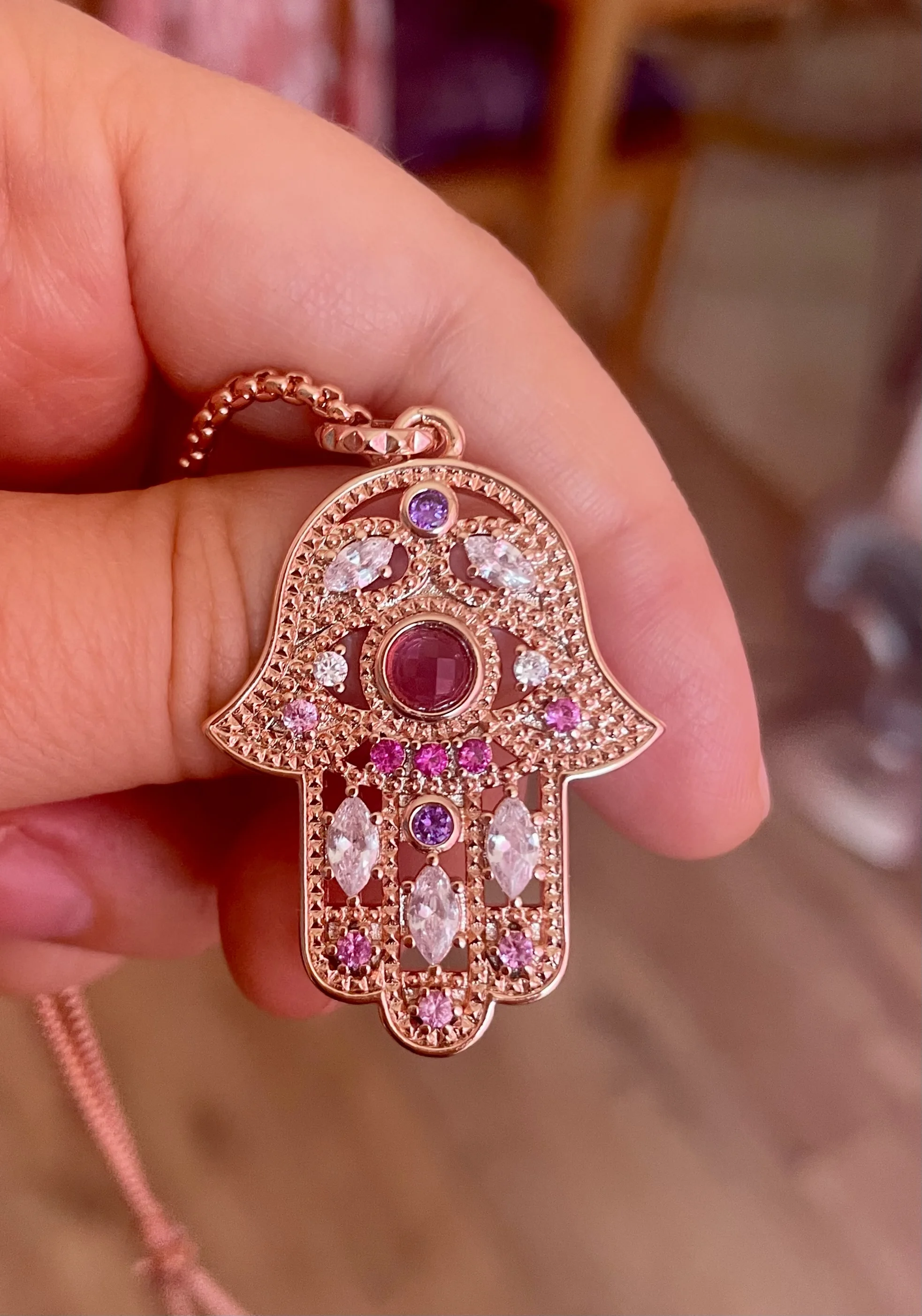 Hand of Fatima Pendant – 925 Sterling Silver photo review