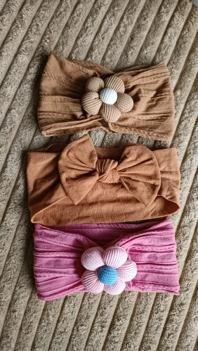 Cute Floral Nylon Baby Headband photo review