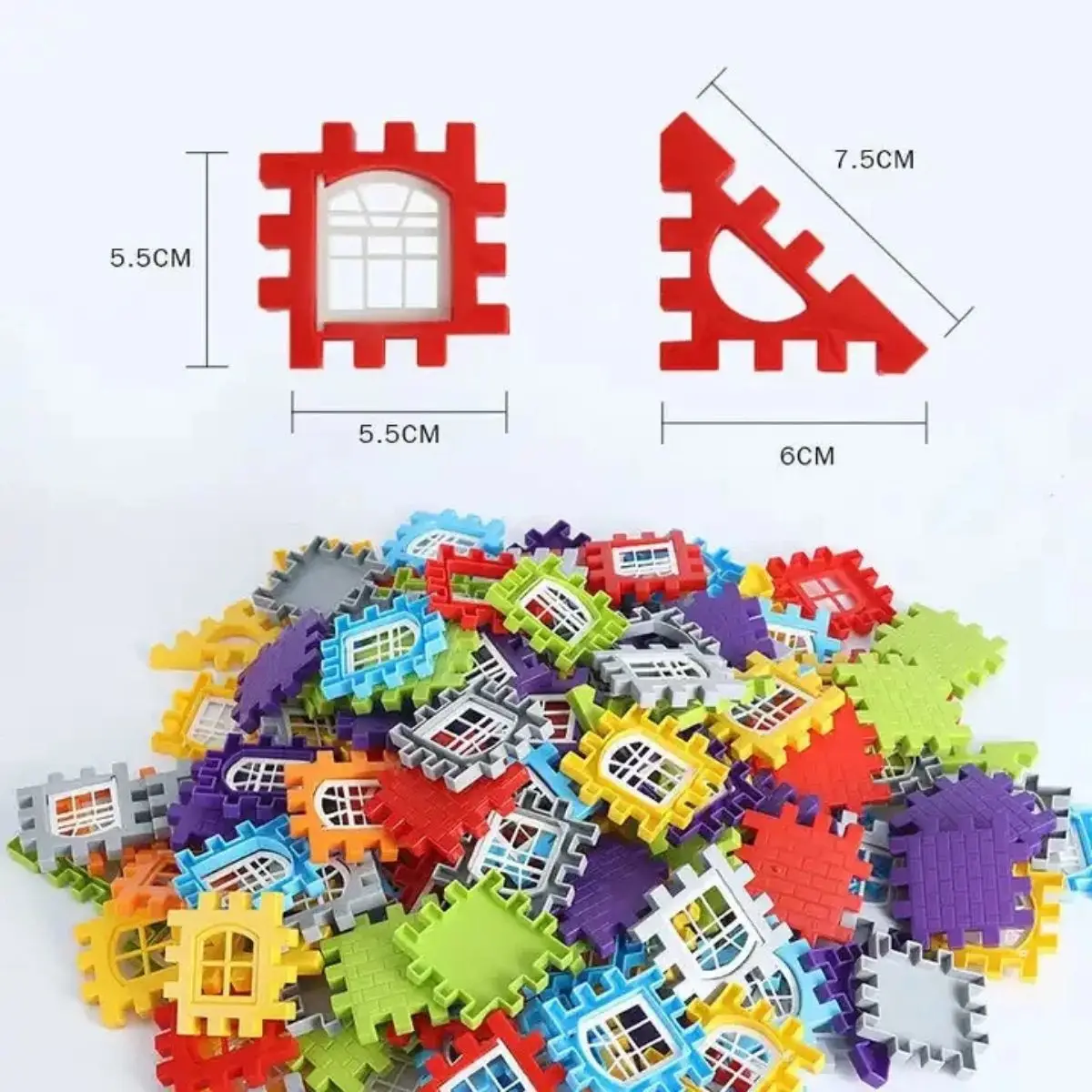 Set de Bloques de Construcción Casita 310 Piezas - Didáctico