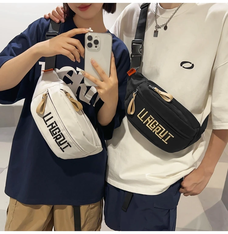 Lässige und Wasserdichte Gürteltasche für Herren und Damen Brusttasche – Detail 13