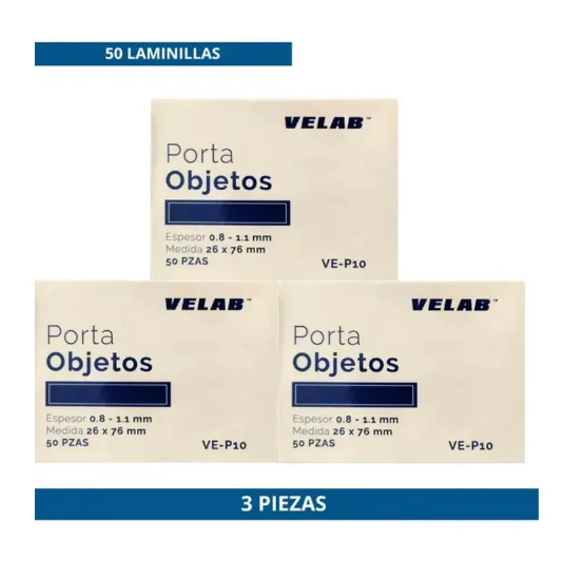 50 Laminillas Porta Objetos Velab Pack 3