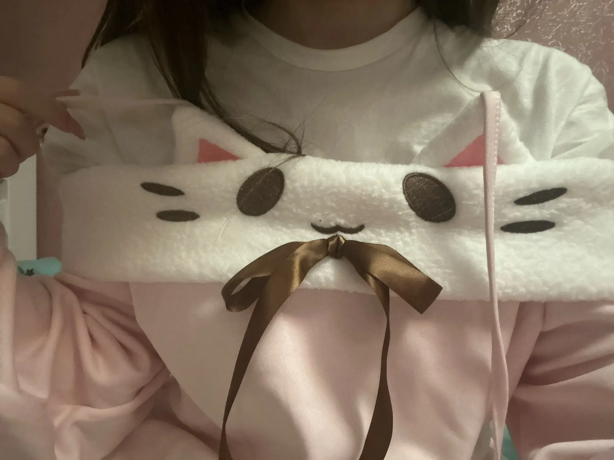 Pink Neko Sweatshirt - Cutecore Aesthetic photo review