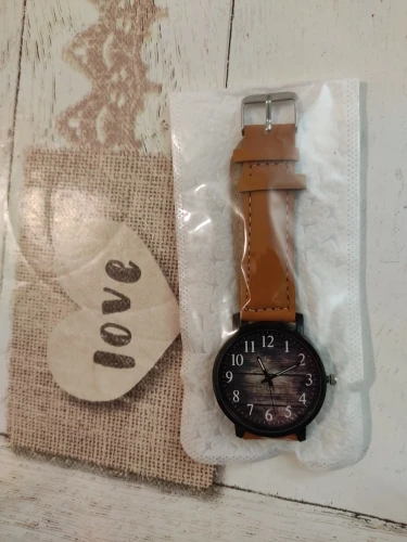 Fashion Watches For Women Quartz Wristwatches Clock Female Hour Hodinky Montre Femme Large Dial PU photo review