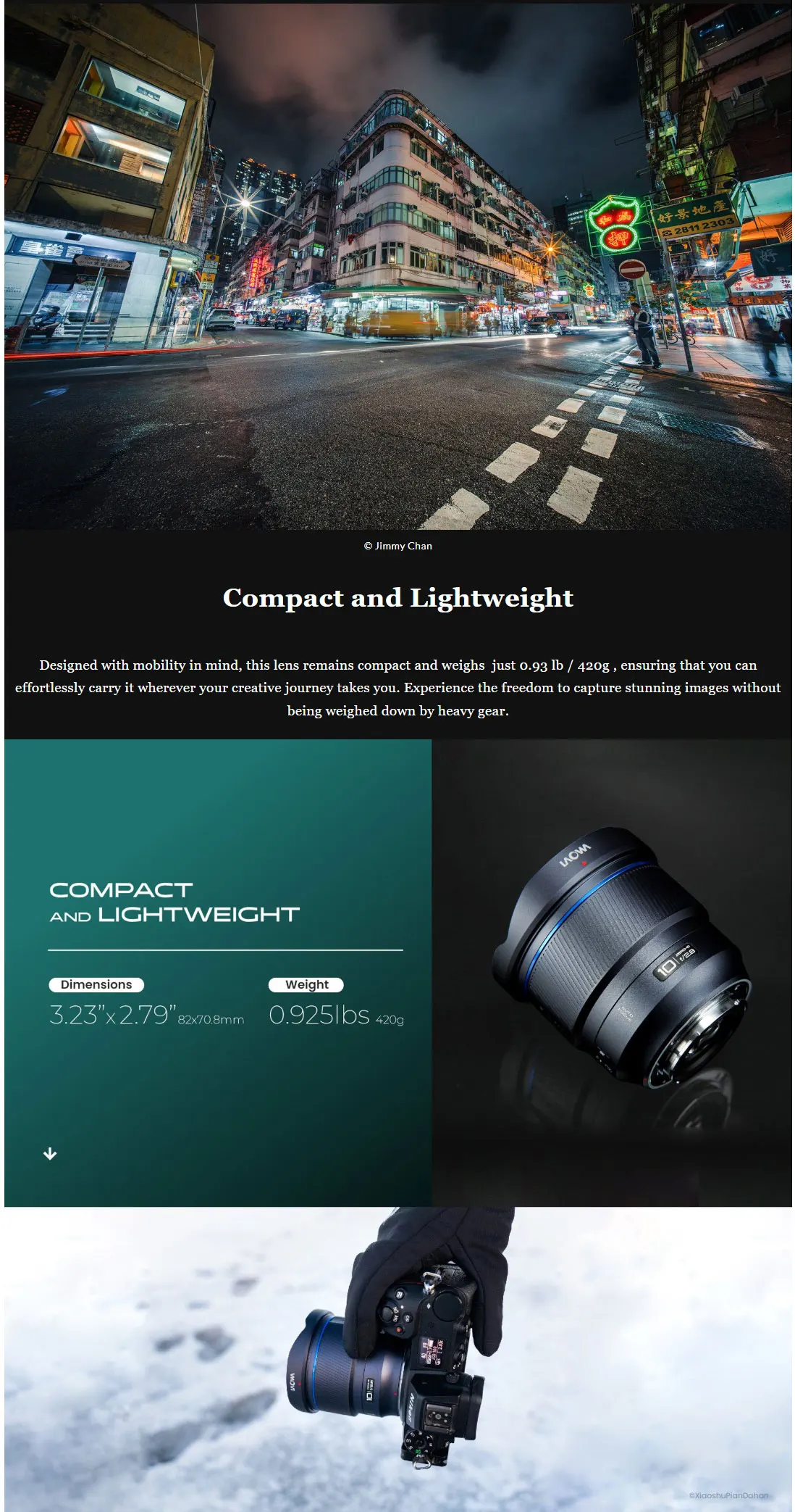 Laowa FF II 10mm f2.8 Zero-D Lens Ultra Wide Landscape Astrophotography for Cano