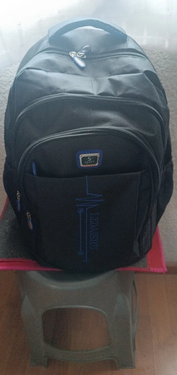 Business casual backpack for men, laptop bag, large capacity travel bag, student schoolbag, Korean version student backpack [zip photo review