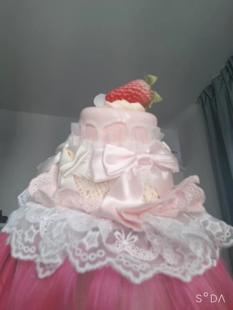 Ruffled Cake Hairpin - Sweet Lolita Aesthetic photo review