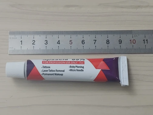85% Spsscia Multipurpose Numbing Cream lidocaine 8% for Cosmetic tattooing/Permanent Makeup/Piercings/Waxing/Microblading/Laser photo review
