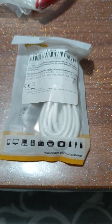 NNBILI 10A Type C Fast Charging Cable for Huawei Mate 60 Mobile Phone 120W USB-C Phone Data Cord not xiaomi、iphone、samsung photo review