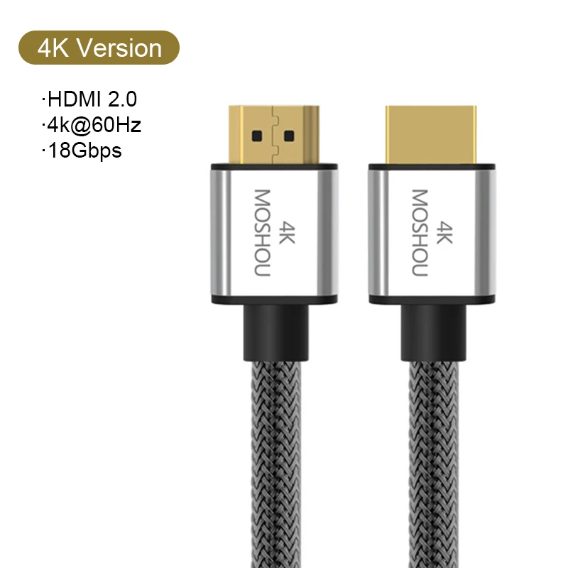  MOSHOU Cable HDMI 8K de 48 Gbps HDCP2.2 eARC HDMI 2.1 Cable de  ultra alta velocidad 8K @60Hz 4K @120Hz 32AWG HDR 1080p 8K HDMI para  Samsung QLED 8K Smart TV