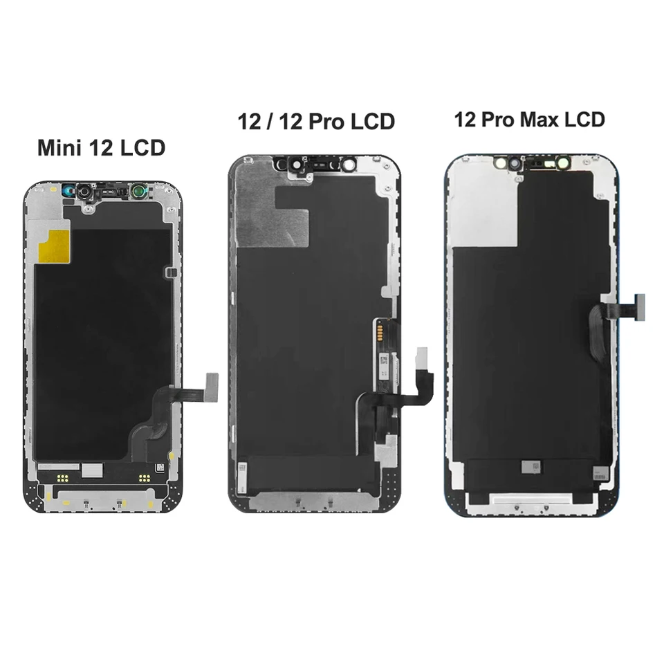 Écran De Remplacement IPhone 12/12 Pro - Marque JK, Qualité Premium, Noir