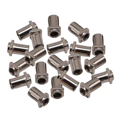 20-Piece Durable Drum Set Replacement Screws and Nuts - Easy-to-Install Accessories (M6)
