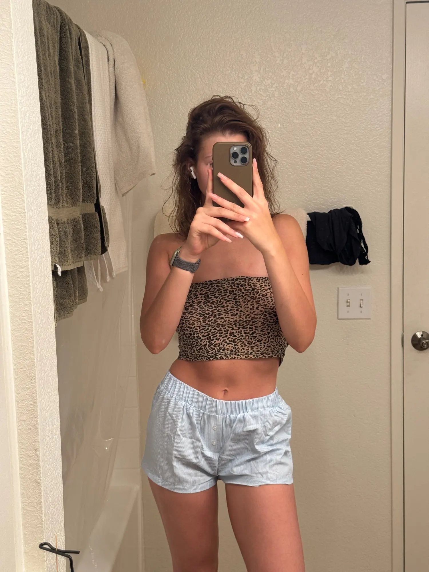 Striped Pajama Shorts, customer photo