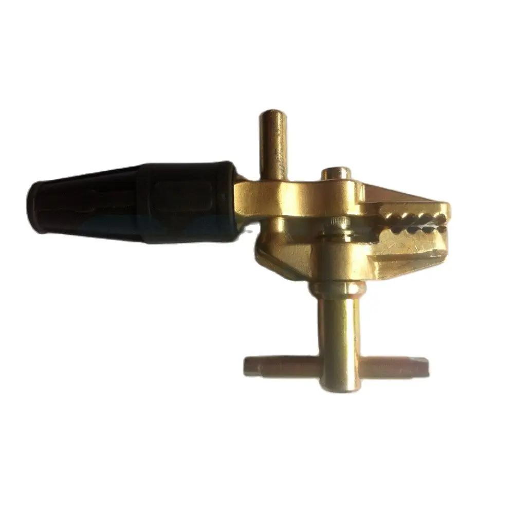 British Type Welding Earth Clamp With Bronze Upper and Lower Jaw