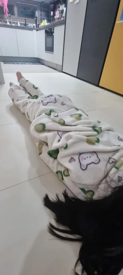 Thickened Warm Children Pajamas Autumn Winter Flannel Girls Home Wear Set Boys Long-Sleeved Cardigan Sleepwear Boys Small Medium photo review