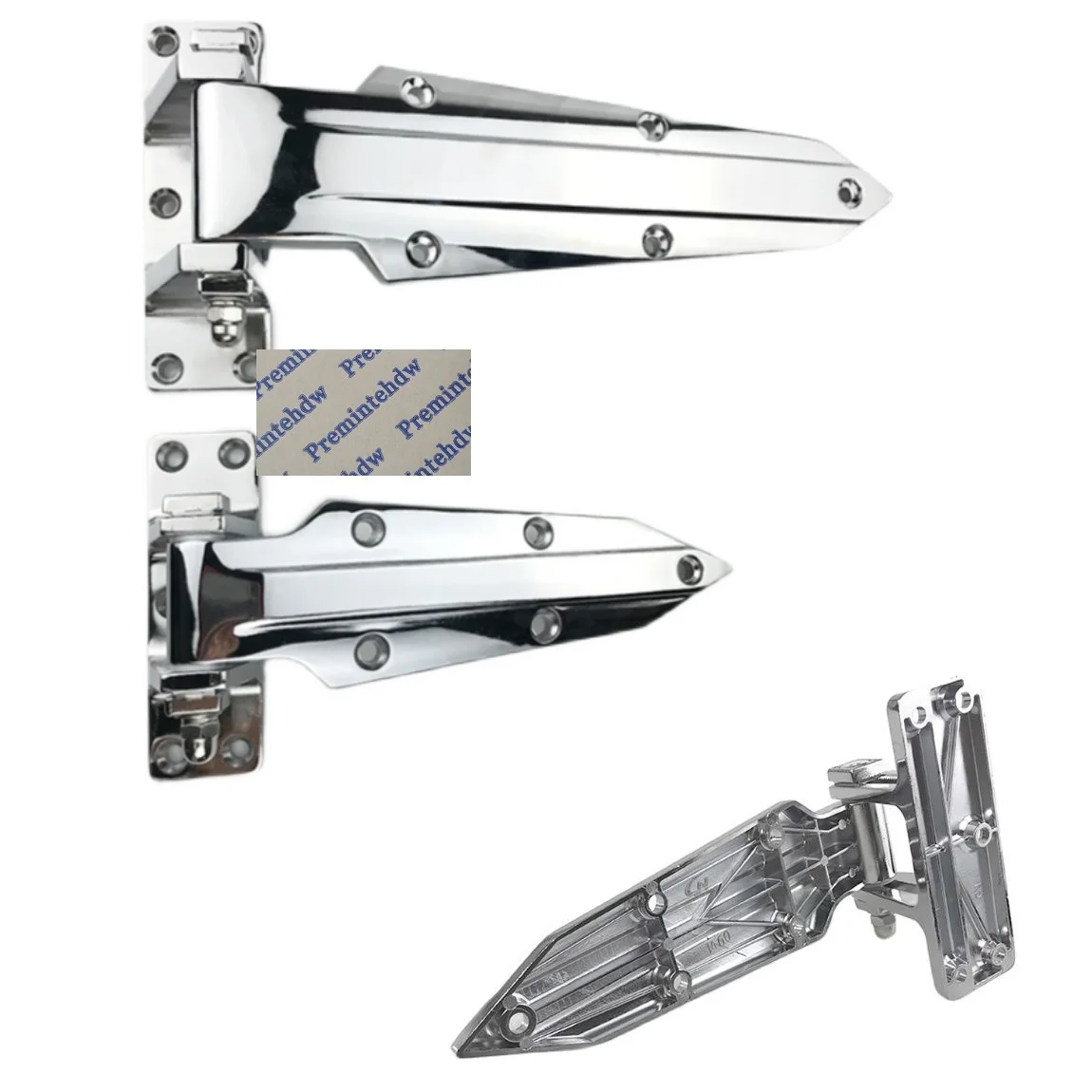 1Piece Zinc Alloy 304 Stainless Steel Adjustable Strap Hinge For Walk-in Freezer Steamer