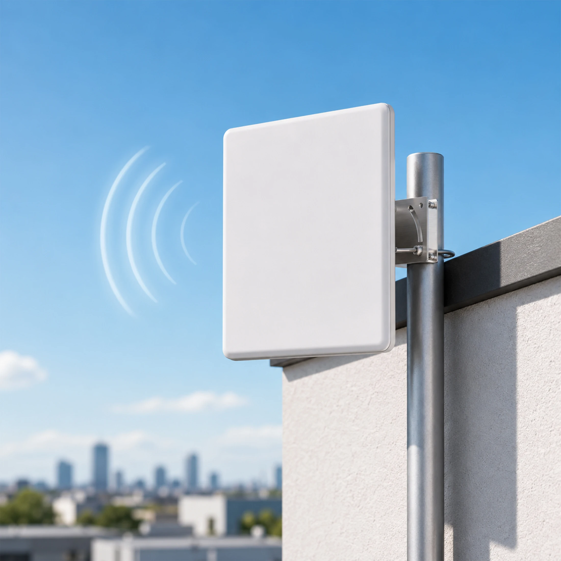 20dBi 야외용 WiFi 패널 안테나 2.4GHz 지향성 2400-2483MHz 무선 네트워크 신호 안테나 폴 마스트 마운트 방수형