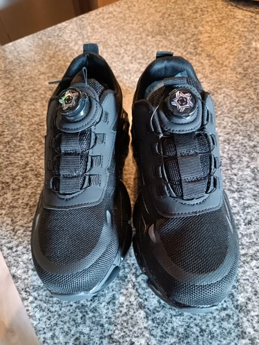 Men's Safety Work Boots with Steel Toe and Air Cushion Sole