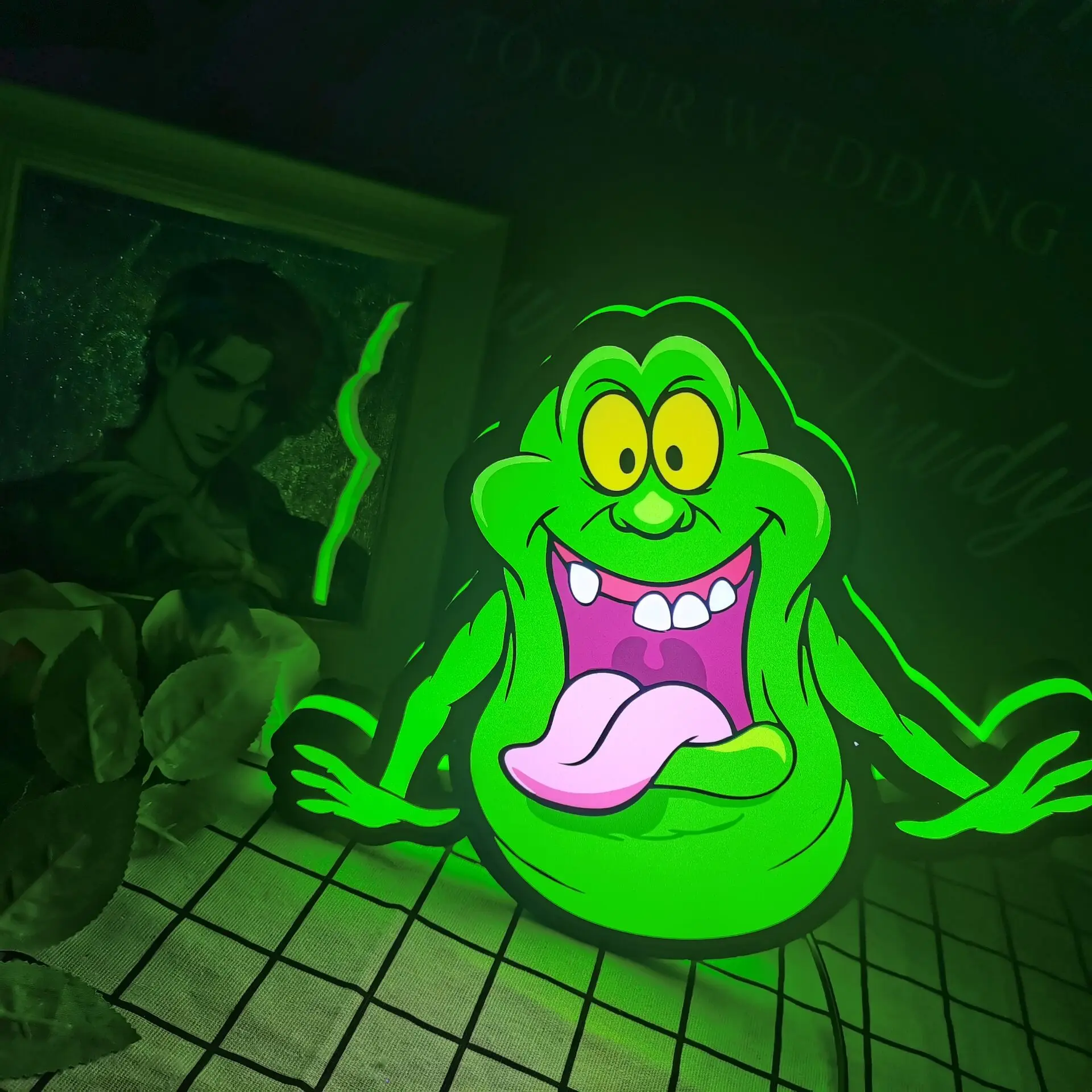 Trick Or Treat Studios Slimer Maske - Ghostbusters Maske Die Im Dunkeln Leuchtet