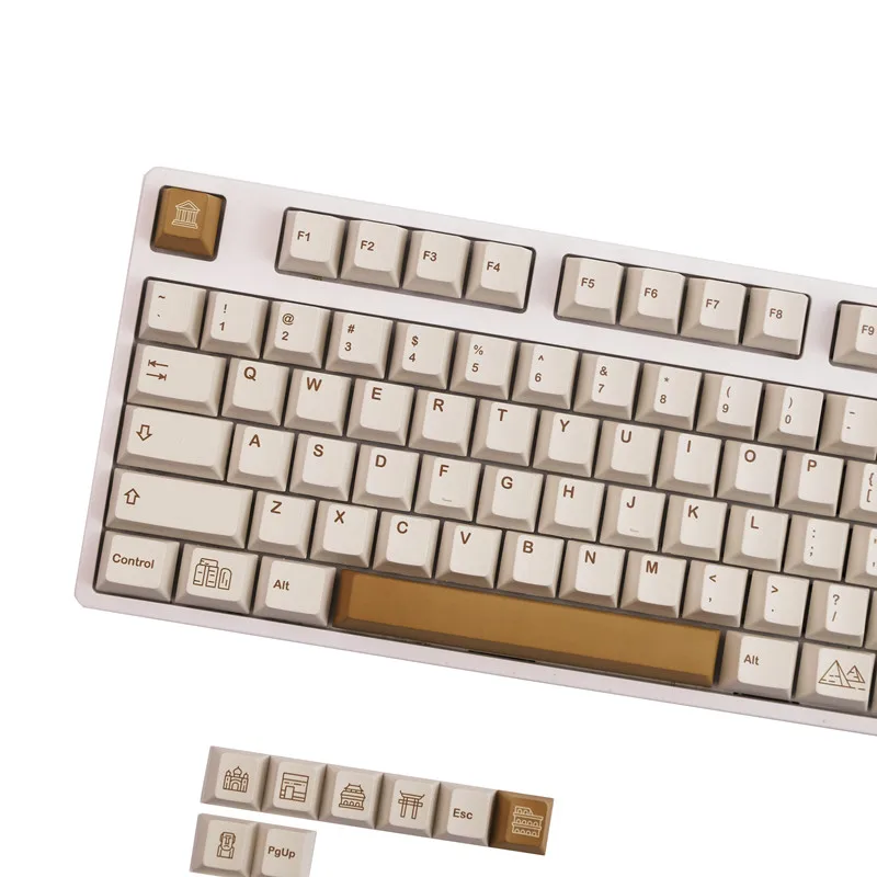 Gkk-chave Alc Gkn para Teclado Mecânico Perfil Cereja Sublimação para Switch mx 1.75u 2u 2u - Imagem 3